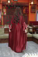 جلابيه ترتر بالاكمام والصدر