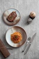 طبق تقديم حلزوني - BS53 & 54 | Blue–Gold Gradient...