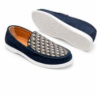 Dior Granville Loafers Navy Blue