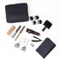 شنطة حلاقة من ثري ( مع مكينة شعر )