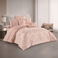 مفرش رويال شانيل جاكار صيفي - 8 قطع نفرين