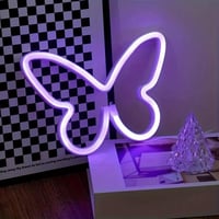 ضوء نيون LED على شكل فراشة