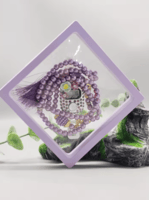 عداد صلاة إسلامي + طقم تسبيح كريستال 99 خرزة