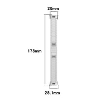 حزام فاخر من الفولاذ المقاوم للصد
