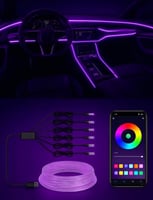 أضواء سلك EL مرنة 6 متر