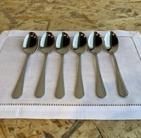 طقم 6 ملاعق ستانلس ستيل