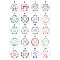 بكج ختم المعلمة ( 2 ختم +1حبر من اختيارك )