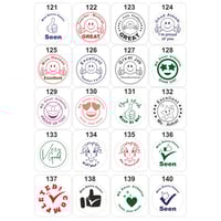 بكج ختم المعلمة ( 2 ختم +1حبر من اختيارك )