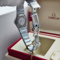 ساعة اوميغا نسائية ميناء اسود