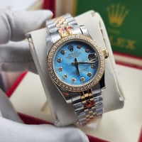 ساعة نسائية ماركة رولكس ميناء سماوي