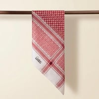 شماغ كارتير لون احمر فاتح