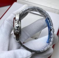 ساعة باتك فلب اتوماتيك رجالي فضي ميناء ابيض