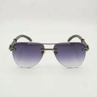 نظارة شمسية كارتير اسود عدسات شفافة