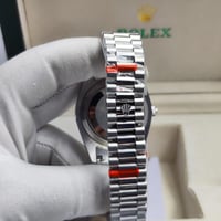 ساعة رولكس رجالية فضي ميناء سماوي