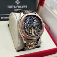 باتك فلب رجالي اتوماتيك اسود ذهبي