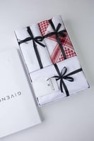 طقم جفنشي قماش ثوب شماغين احمر وابيض