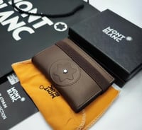 محفظة مونت بلانك لون بني