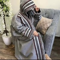 فروة نسائيه رمادي تفصيل حسب الطلب