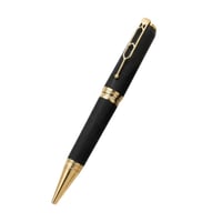 قلم مونت بلانك اسود ذهبي