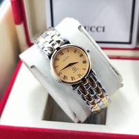 ساعة قوتشي نسائي فضي ذهبي