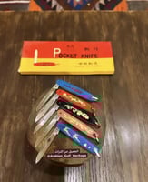 سكاكين سفط حادة جداً وصغيرة الحجم بألوان زاهية، كا...