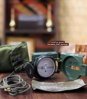 بوصلة مغناطيسية حربية مصنوعة من المعدن مقاومة للصد...