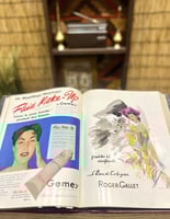 من البنود النادرة؛ مجلد ضخم يضم مجموعةأعداد قديمة...