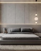 خلفية سرير مع بروز بأستخدام بديل الشيبورد مع إضافة...