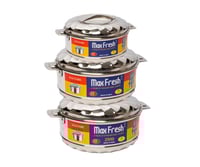 طقم حافظات ستانلس ستيل ماكس فريش - 3 حبات