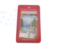 اقلام تلوين خشبية فايبر كاستيل - 12 لون