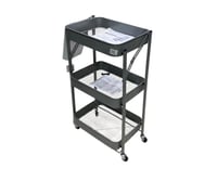 ادراج تخزين ستيل مع عجلات - 3 دور