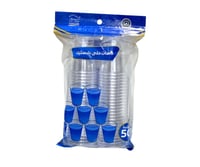 كاسات حلى بلاستيك شفافه 1.5 انز - 50 كاسه