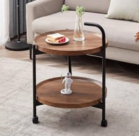 طاولة ضيافة وخدمة وتقديم مزودة بعجلات