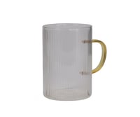 كاسة زجاج بيد