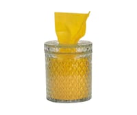 علبة مناديل زجاج