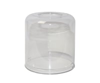 علبة مناديل بلاستيك شفاف