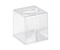 علبة مناديل بلاستيك شفاف