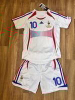 طقم فرنسا ألأبيض شبابي - أطفال 2006