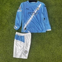 طقم مانشستر ستي كم طويل ( شبابي-أطفال ) 2025/26