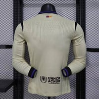 تي شيرت برشلونة الثالث كم طويل فئة اللاعبين 2026/2...