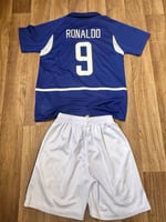 طقم البرازيل الأزرق شبابي - أطفال 2002