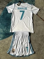 طقم ريال مدريد الأبيض شبابي - أطفال 2017