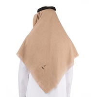 شال كشميري سادة لون بيج ماركة ملكي خاص