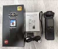 كاميرا الجيب 4K، شاشة تعمل باللمس، كاميرا رياضية م...