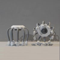 جهاز تدليك فروة الرأس على شكل أخطبوط