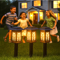 ست عواميد إنارة بالطاقة الشمسية