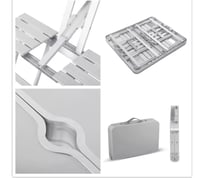 طاولة قابلة للطي مع 4 كراسي