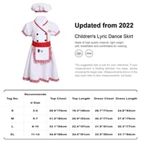 زي المطبخ للأطفال – زي الشيف مع مريلة وقبعة