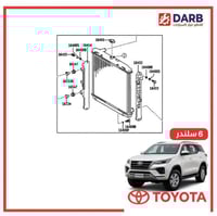 رديتر ماء فورتشنر 6 سلندر 2016 اصلي
