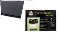 كراسة ورق اسود A3